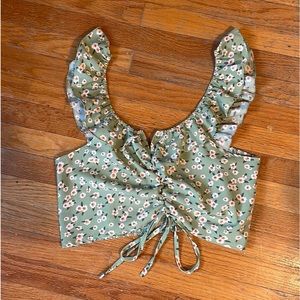 SHEIN Flower Crop Top